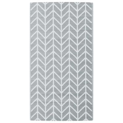 VIDAXL ESTERNO RAGGIO 80X150 cm PP Grigio