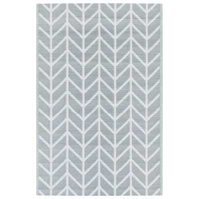 Vidaxl tappeto all'aperto 190x290 cm pp grigio