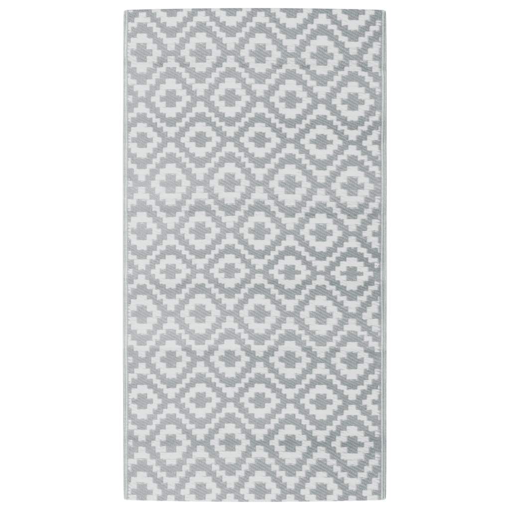 Vidaxx alfombra de exterior arakil 80x150 cm pp gris