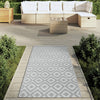 Vidaxx alfombra de exterior arakil 80x150 cm pp gris