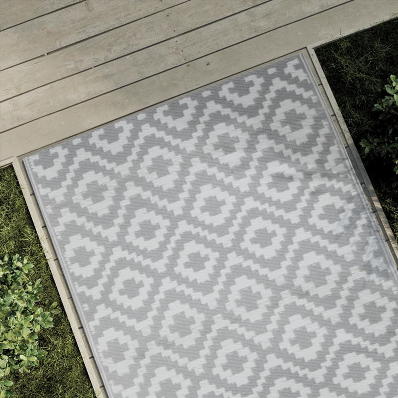 Tappeto da esterno Vidaxx Arakil 120x180 cm pp grigio