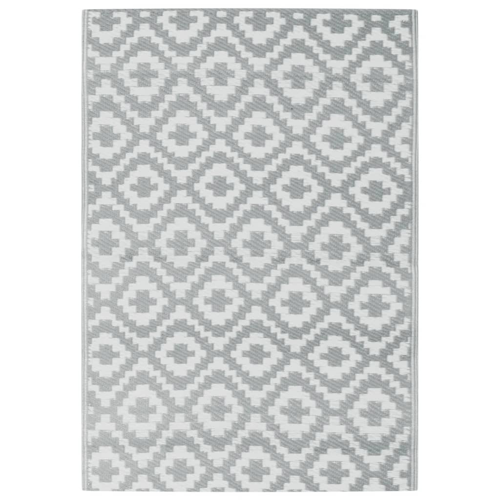 Tappeto da esterno Vidaxx Arakil 160x230 cm pp grigio