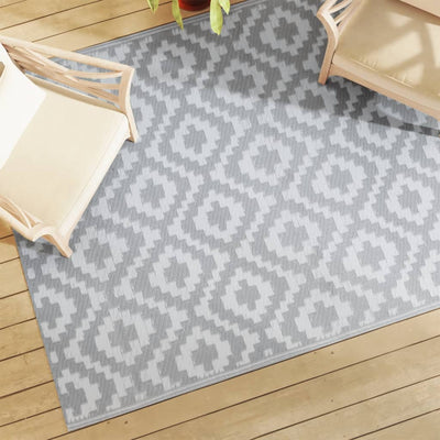 Tappeto da esterno Vidaxx Arakil 160x230 cm pp grigio