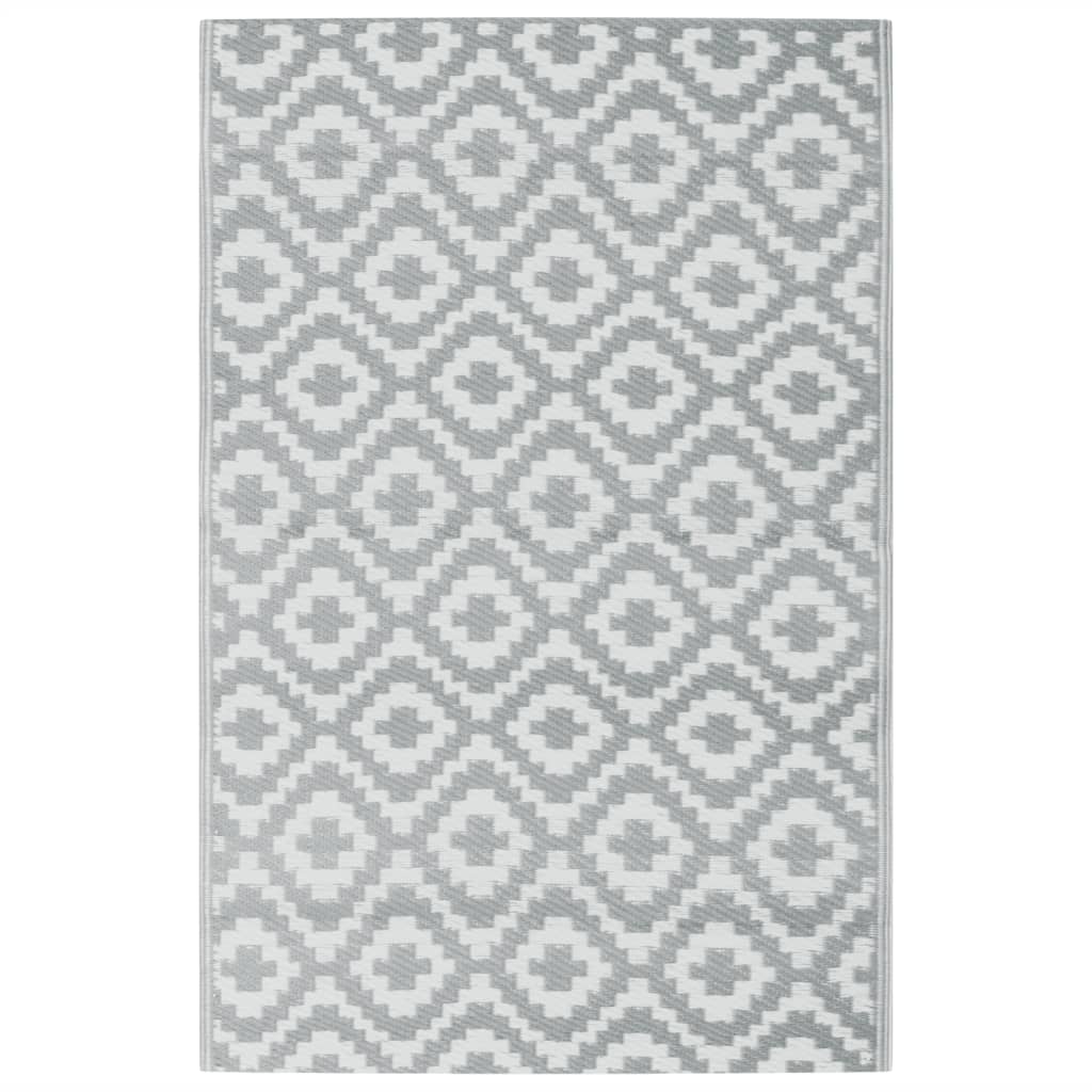 Vidaxx outdoor rug arakil 190x290 cm pp gray