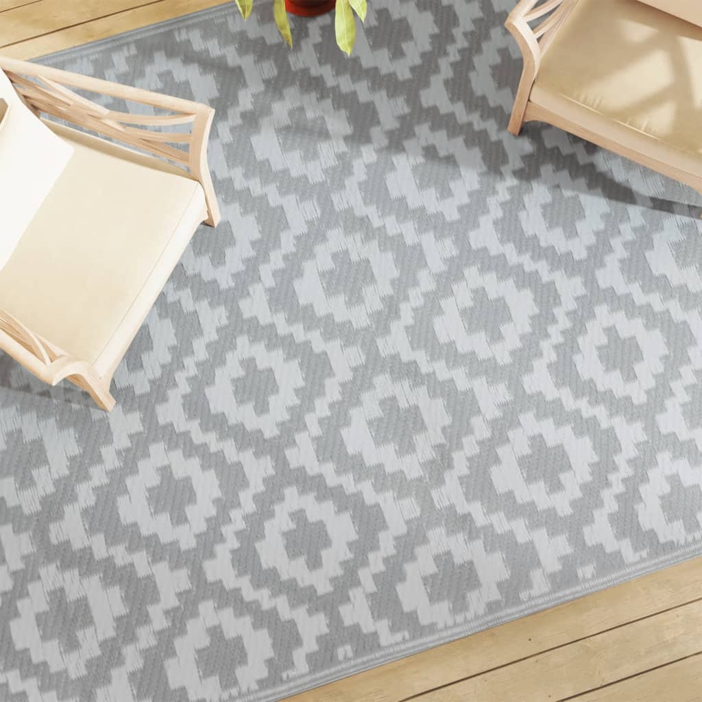 Vidaxx outdoor rug arakil 190x290 cm pp gray