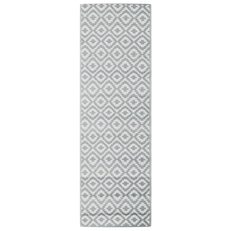 Vidaxl buitenkleed arakil 80x250 cm pp grijs