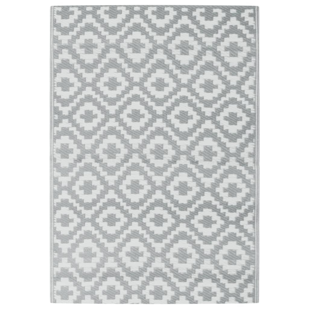 Vidaxx outdoor rug arakil 140x200 cm pp gray