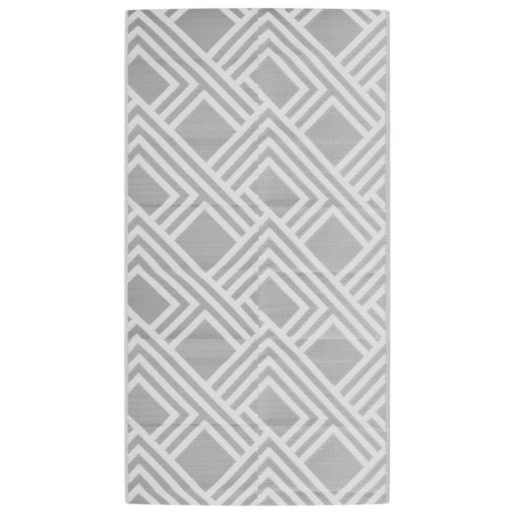 VIDAXL ESTERNO RAGGIO 80X150 cm PP Grigio