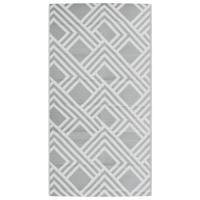 VIDAXL ESTERNO RAGGIO 80X150 cm PP Grigio