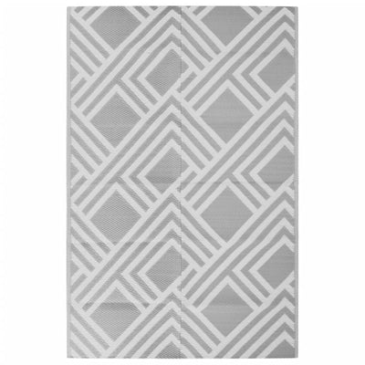 Vidaxl tappeto all'aperto 190x290 cm pp grigio
