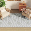 Vidaxl Outside Rug 140x200 cm Polypropene Gray