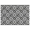 Vidaxl buitenkleed arakil 160x230 cm pp wit en zwart