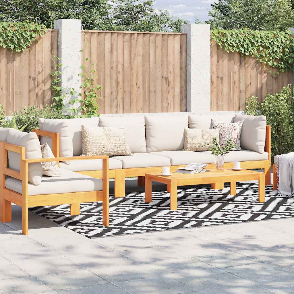 Tappeto da esterno Vidaxx Arakil 190x290 cm pp bianco e nero