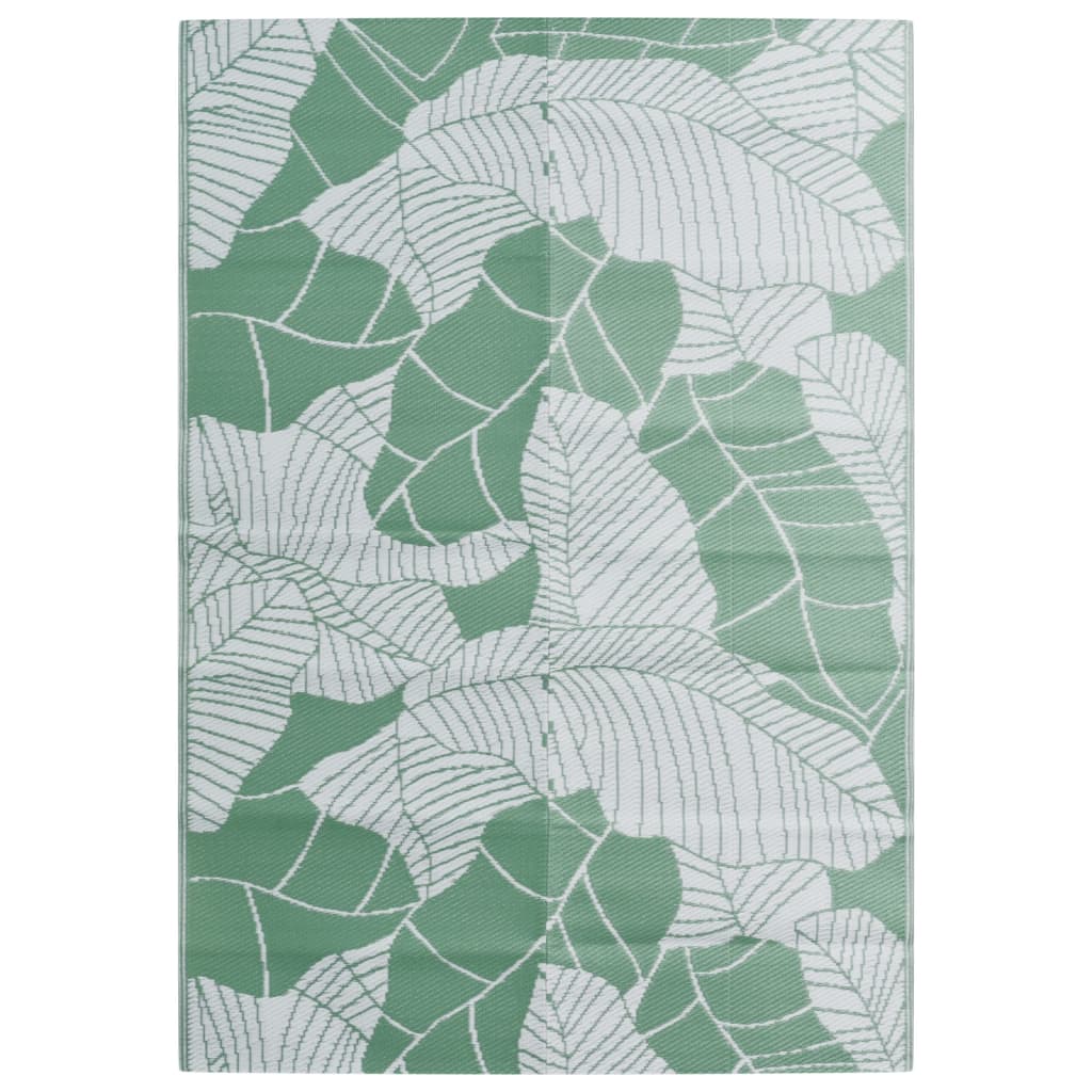 Vidaxl Outside Rug 160x230 cm de polipropeno verde