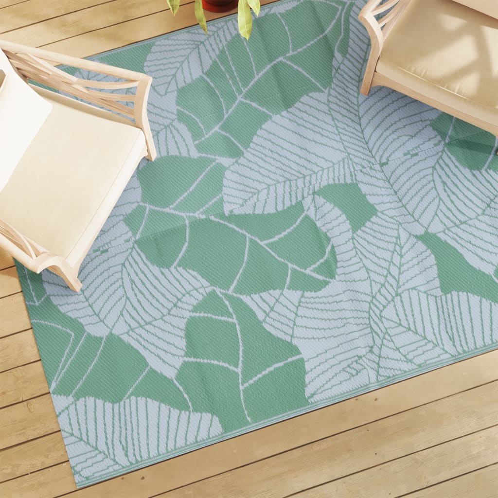 Vidaxl Outside Rug 160x230 cm de polipropeno verde