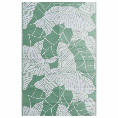 Vidaxl fuori tappeto 190x290 cm in polipropene verde