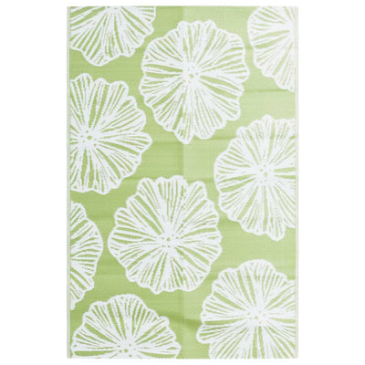 Vidaxl fuori tappeto 190x290 cm in polipropene verde