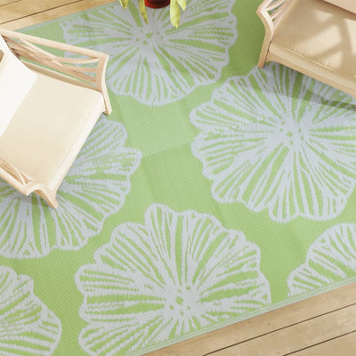 Vidaxl fuori tappeto 190x290 cm in polipropene verde