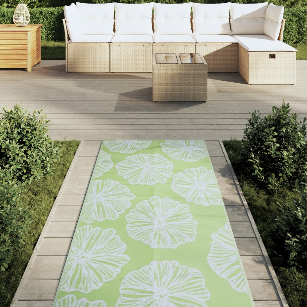 Vidaxl Outside Rug 80x250 cm Polypropene Green