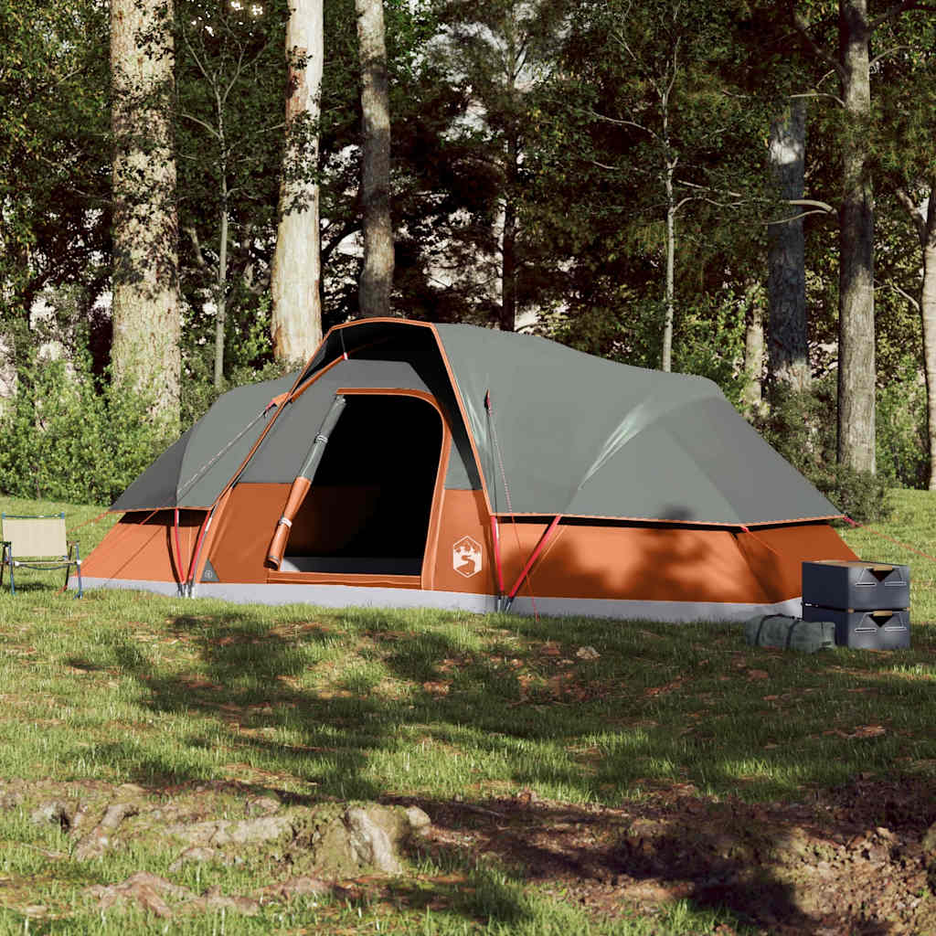 Vidaxl koepeltent 9-persoons waterdicht oranje