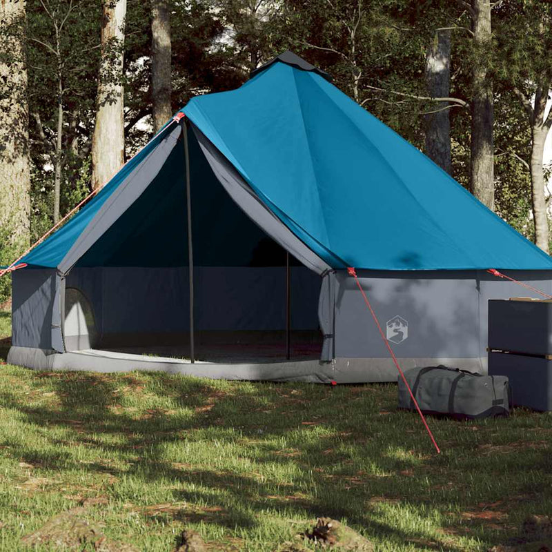 Tenda VidaXL teepee per 6 persone impermeabile blu