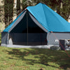 Tenda tipi Vidaxl per famiglia 8 persone impermeabile blu