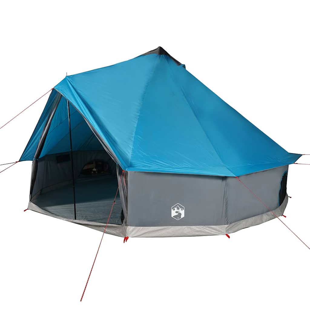 Vidaxl tipitent voor gezin 12-persoons waterdicht blauw
