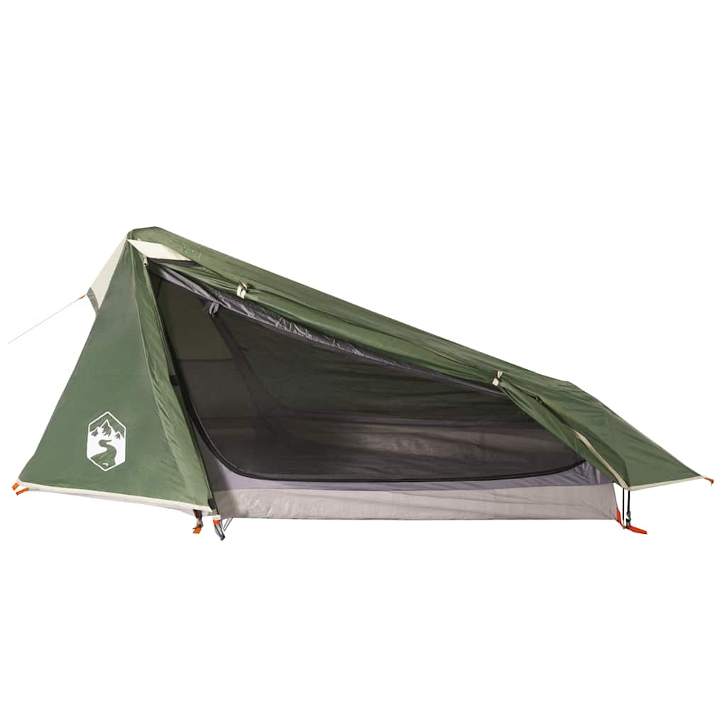 Tenda a tunnel VidaXL per 1 persona impermeabile verde