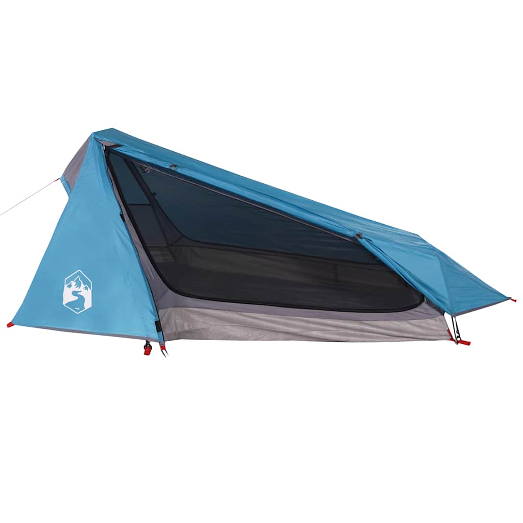 Tenda a tunnel VidaXL per 1 persona impermeabile blu
