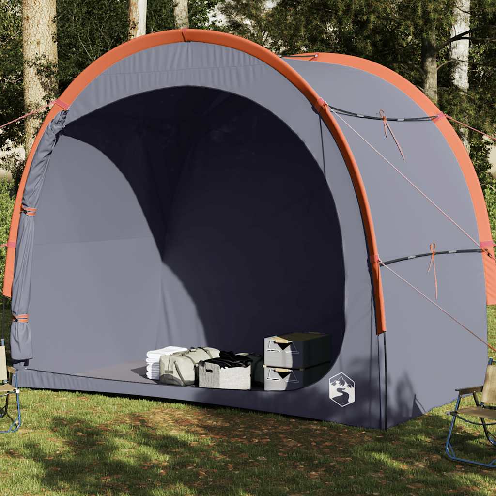 Tenda magazzino Vidaxx impermeabile grigia e arancione