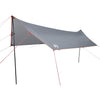 Vidaxl Camping Canvas Waterproof 460x305x210 cm de gris y naranja