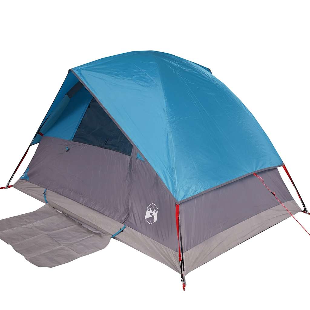 Vidaxl Dome Tenda Blu impermeabile per 4 persone