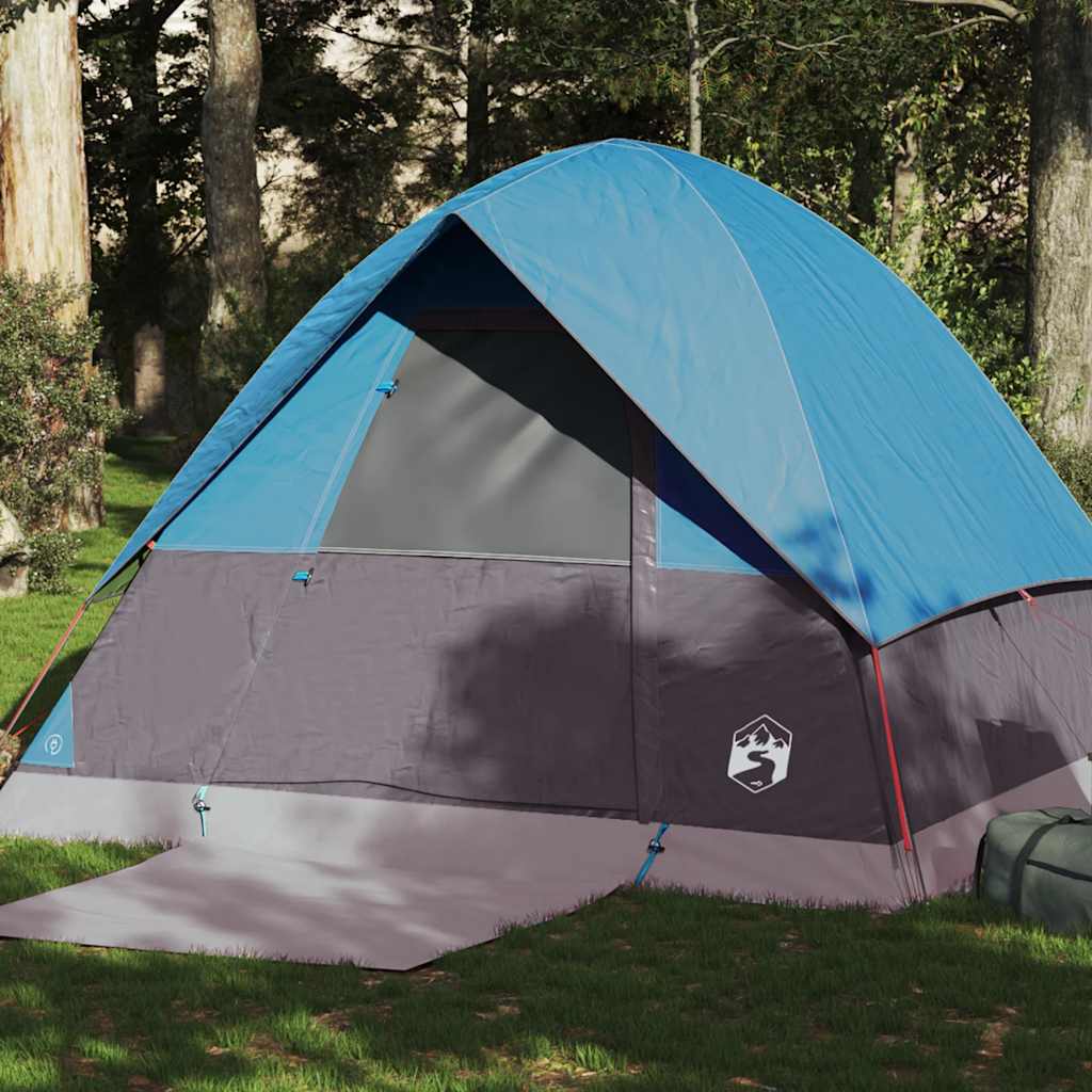 Vidaxl Dome Tenda Blu impermeabile per 4 persone