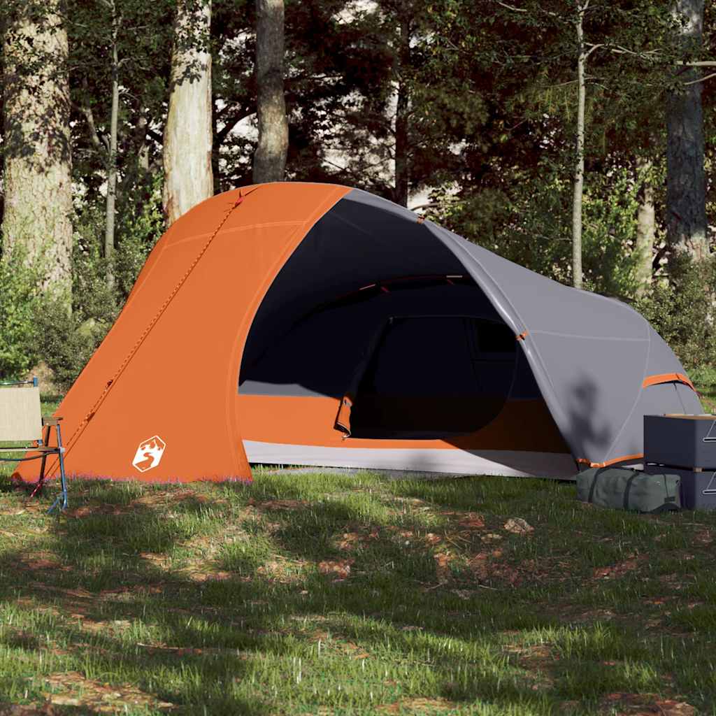 Vidaxl koepeltent 4-persoons waterdicht oranje