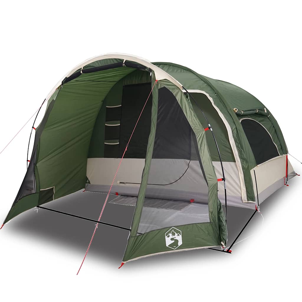 Tienda familiar VidaXL 6 personas impermeable verde