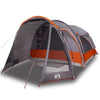 Tenda da campeggio VidaXL 6 persone impermeabile grigia