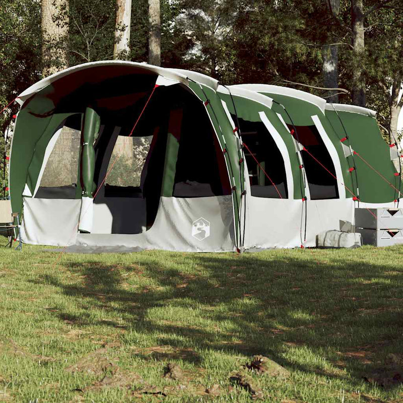 Tenda a tunnel VidaXL per 8 persone impermeabile verde