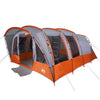 Tienda túnel VidaXL 8 personas impermeable gris