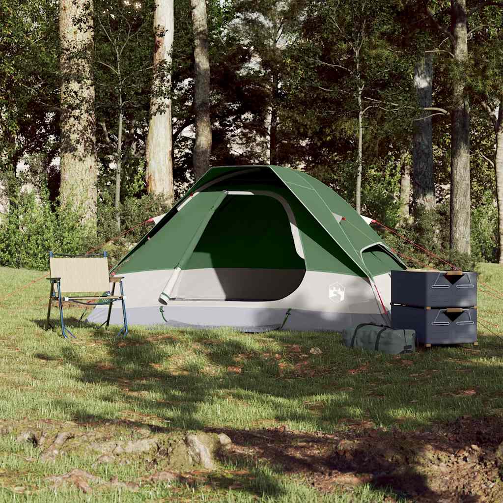 Vidaxl Dome Tenda Waterproof Green di 2 persone