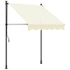 Vidaxl Laifel estendibile 150x150 cm tessuto e crema in acciaio
