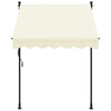 Vidaxl Laifel estendibile 150x150 cm tessuto e crema in acciaio