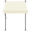 Vidaxl Laifel Extendible 150x150 cm de tela y crema de acero con coloreado
