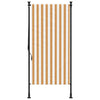 Vidaxl Roller Blind para tela de 100x270 cm y acero naranja y blanco