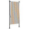 Vidaxl Roller Blind para tela de 120x270 cm de tela y acero amarillo y blanco