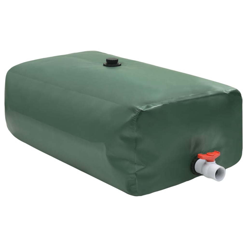 Depósito de agua VidaXL con grifo plegable 100 l PVC