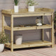 Vidaxx potting table with shelves 108x45x86.5 cm impregnated wood