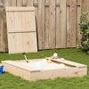 Vidaxl Sandbox con coperchio 111x111x19.5 cm Pine in legno di pino