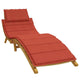 Vidaxl Lounge cushion 186x58x3 cm Fabric mixed red