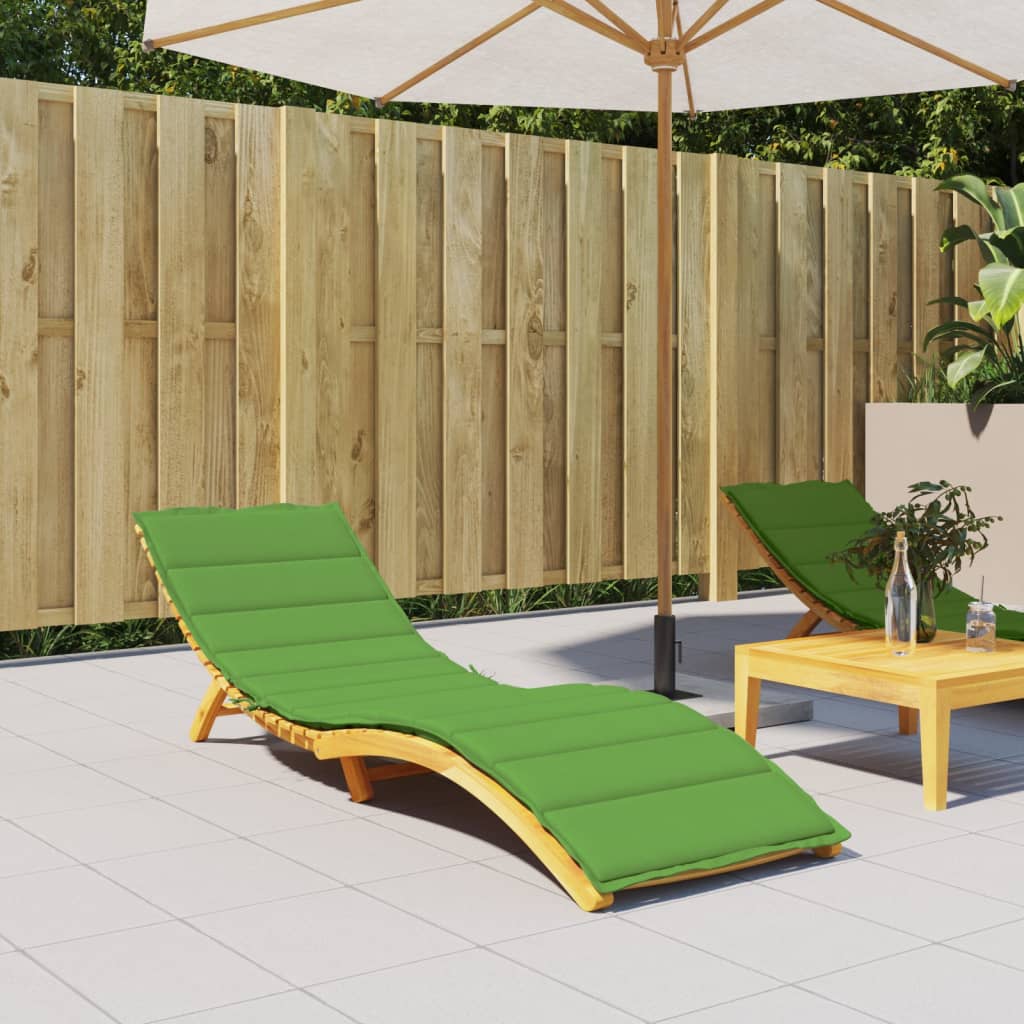 Vidaxl Lagger Cushion 200x50x4 cm tessuto misto verde