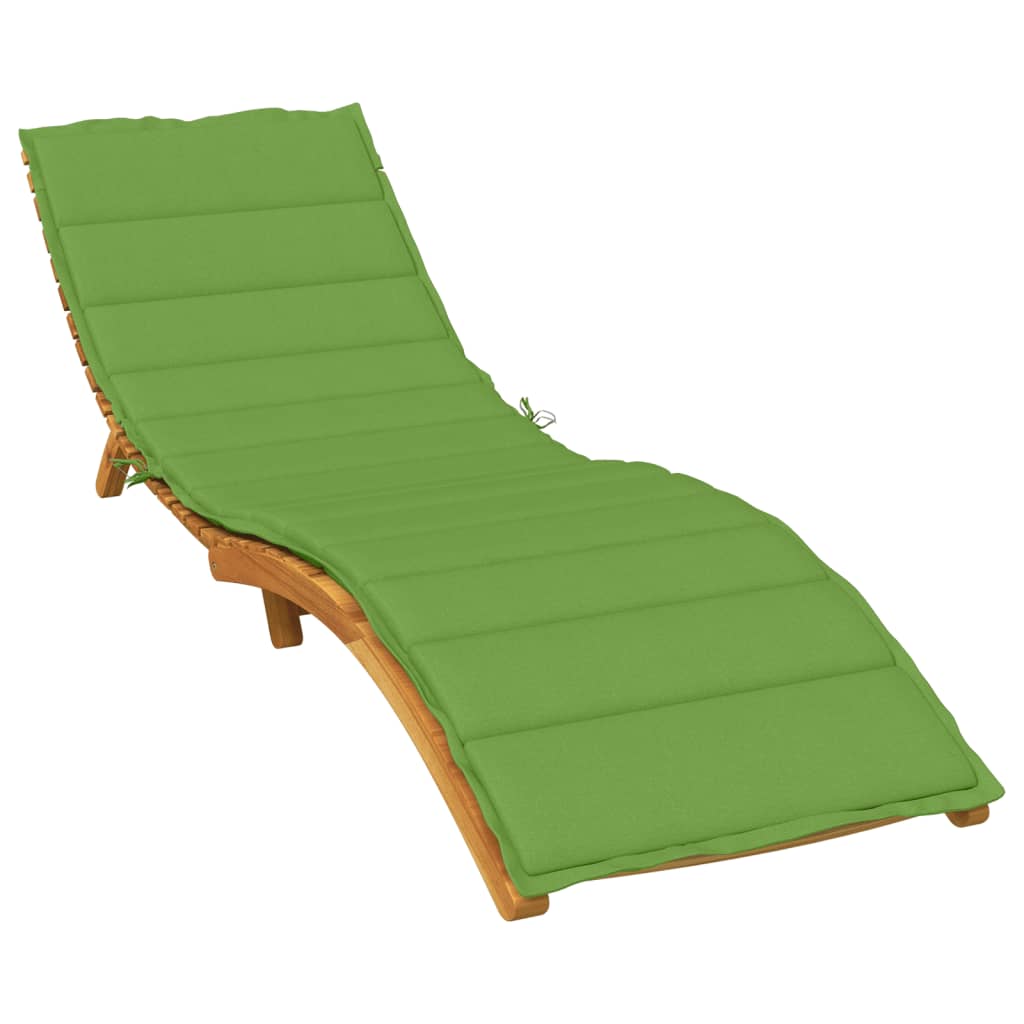Vidaxl Lagger Cushion 200x50x4 cm tessuto misto verde